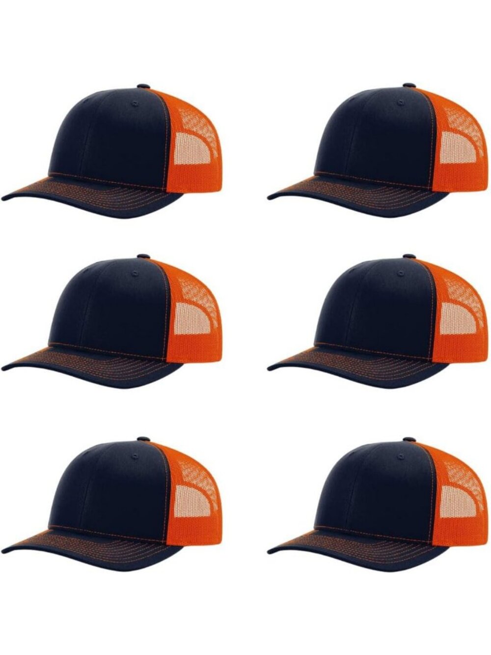 Classic Six-Panel Adjustable Snapback Trucker Cap - Stylish & Comfortable Hat